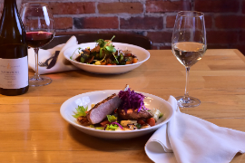 Dinner for two with wine served at Mona Lisa's 