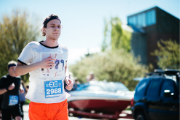 Male runner in the Eau Claire Marathon 